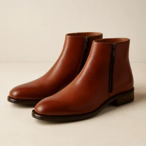 Cognac City Ankle Boot