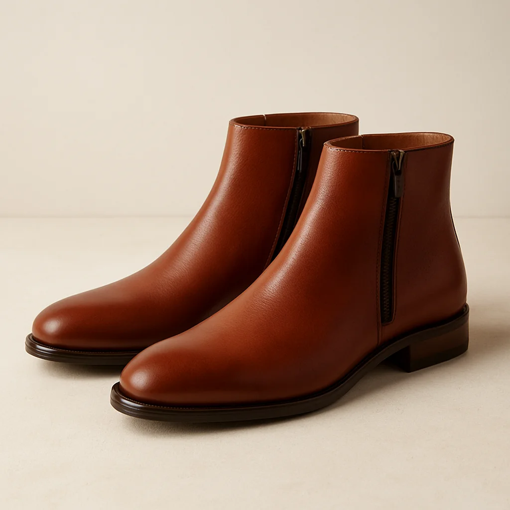 Cognac City Ankle Boot